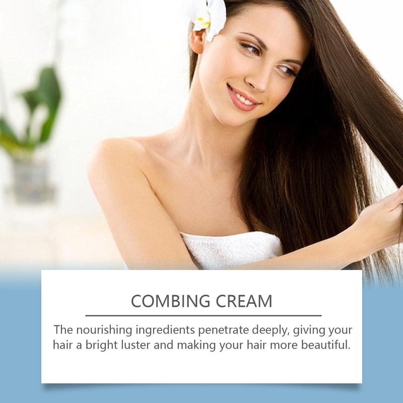 Leave-in Hair Care Cream, 1 Count Moisturizing Hair Care Cream for Strengthening Hair, Nourishing Hair Care Product for Women & Men 5