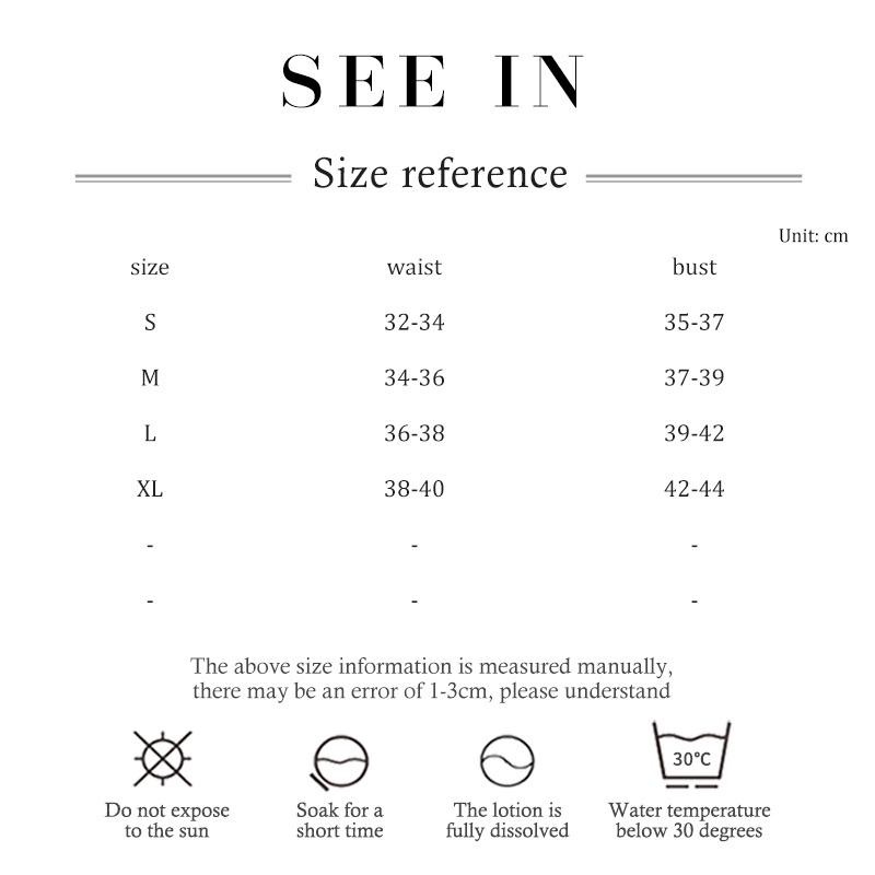 Product Introduction of Swimsuit for Women Swimwear Bikini 3 in 1 Beach Outfit Sexy See Through SEEIN 12