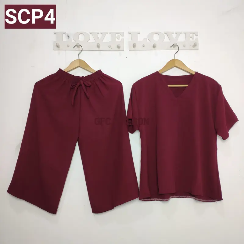 Setelan Crinkle Wanita / Setelan Baju Wanita Kekinian / One Set Crinkle Airflow Premium / Setelan Crinkle Pendek 6