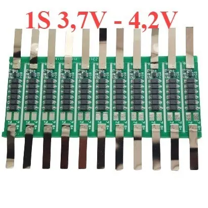 Mạch bảo vệ pin 1S 3,7V 4,2V Nhiều mẫu 1fet - 6fet. Mạch BMS bảo vệ sạc xả tự ngắt cho khối pin 1s 18650 lipo 0