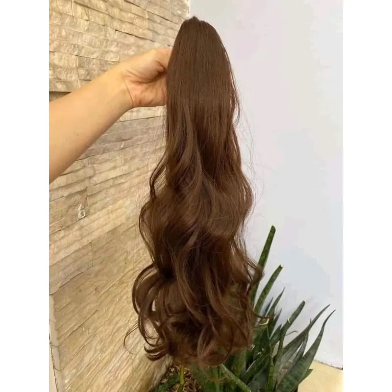Tóc giả ngoặm xoăn 45 và 55cm cao cấp makino  tóc 7