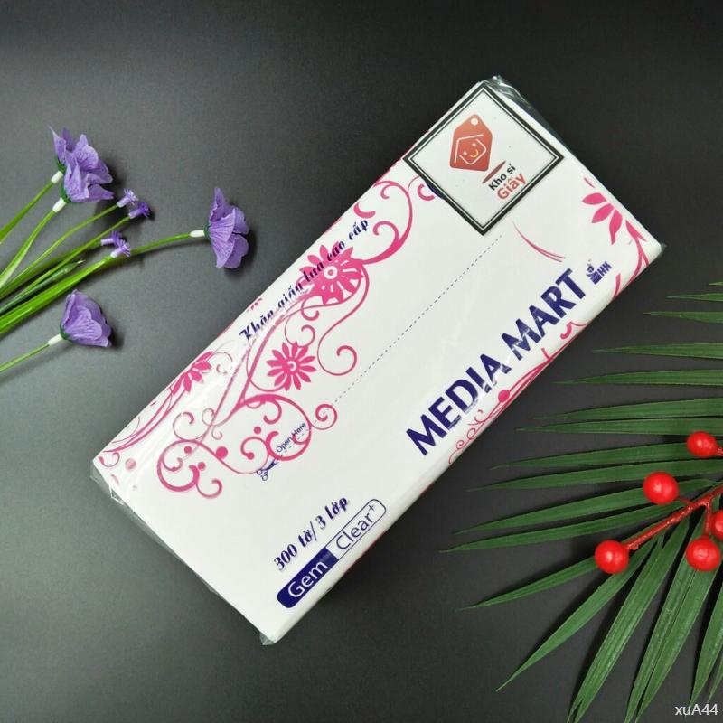 Product Introduction of Giấy mềm như mây trời - Chạm một lần là yêu ngay từ đầu Khăn giấy rút Media Mart 300 tờ/3 lớp siêu dai mềm mịn - Giấy rút trắng loại 1 bịch lớn bảng  mắt  tone  ấm phấn  moon  slice nước  tẩy  trang  b5  khô romand  18 son  base  lót  môi  pink  bear màu 25