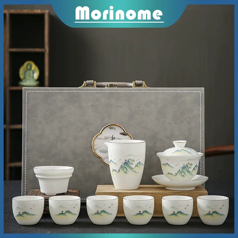 Tea Set Gift Set Limited Edition Hampers Chinese Wedding Chinese Tea Pot Set Termasuk Kotak Hadiah Set Teko MOOISHC