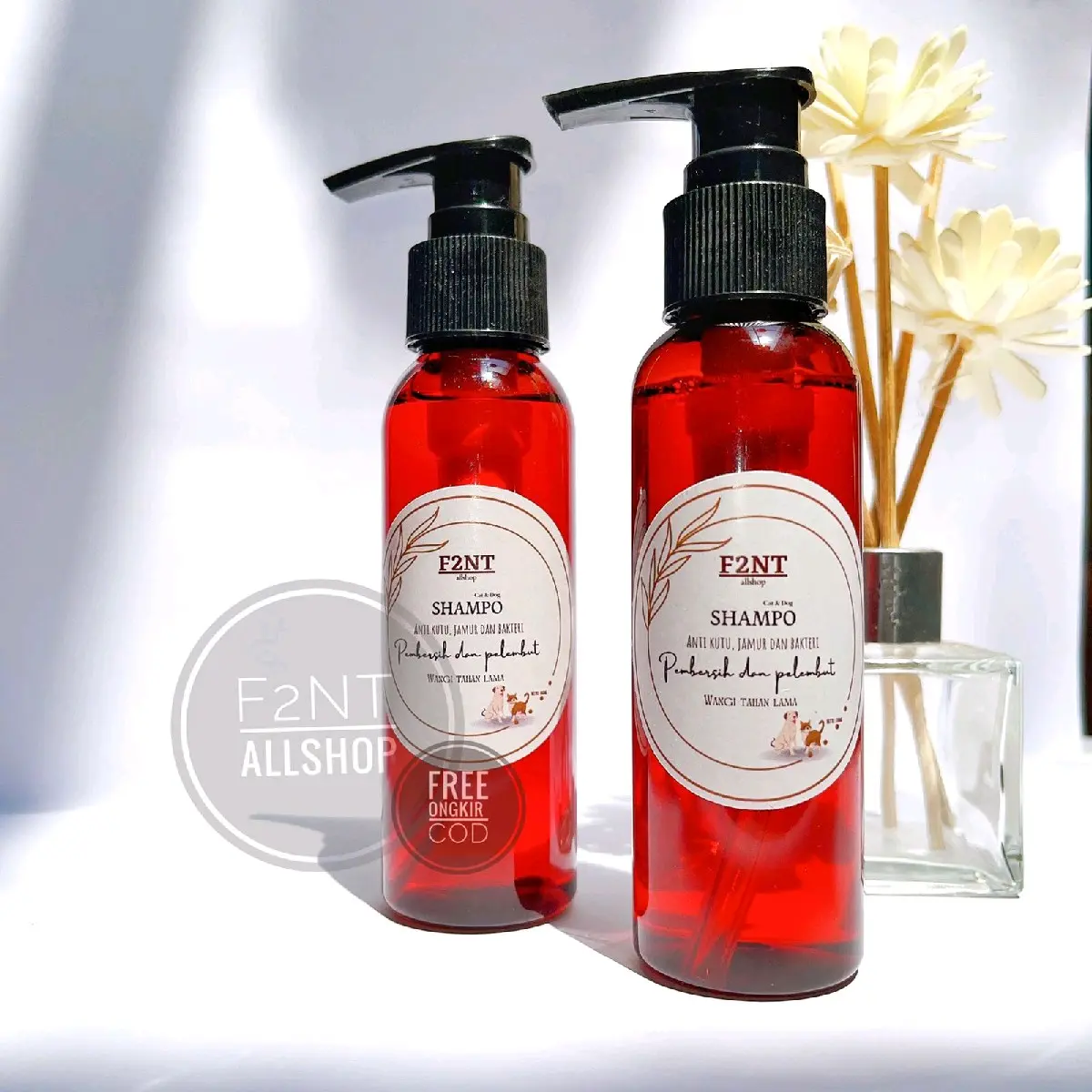 Shampo kucing anti jamur 100ml shampo  kucing