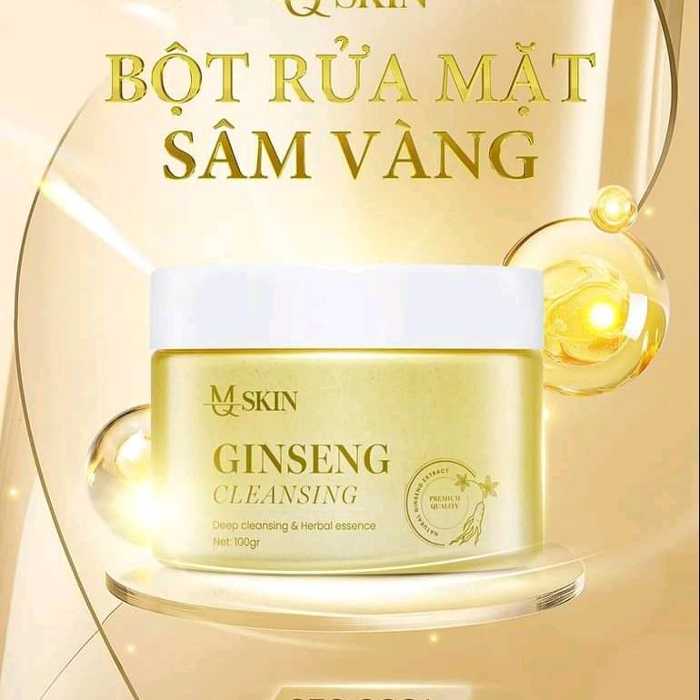 BỘT RỬA MẶT SÂM VÀNG MQ SKIN 100G SKINCARE DƯỠNG DA MẶT