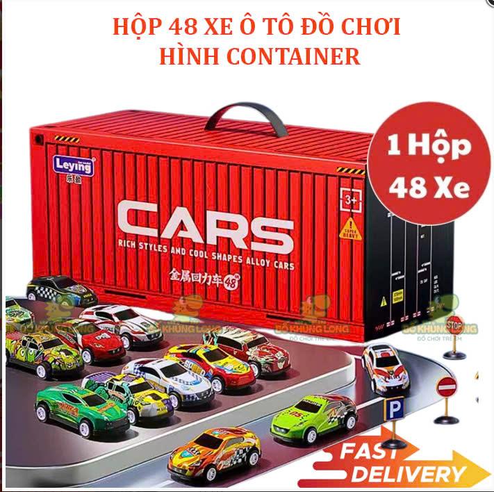 BOX Mô Hình 48 Xe Ô Tô Bằng Hợp Kim Hộp Container Thùng Xe ( hàng loại 1 ) 3