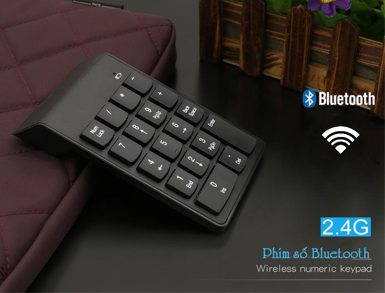 Bàn phím số không dây và Bluetooth 5.0
