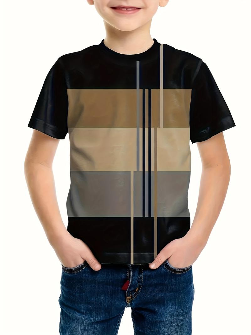 Product Introduction of Kemeja-T bercetak 3D, Lembut, Bernafas, Kasual dan Selesa, Kemeja-T Lengan Pendek, Sesuai untuk Musim Panas, Musim Bunga dan Musim Gugur 1