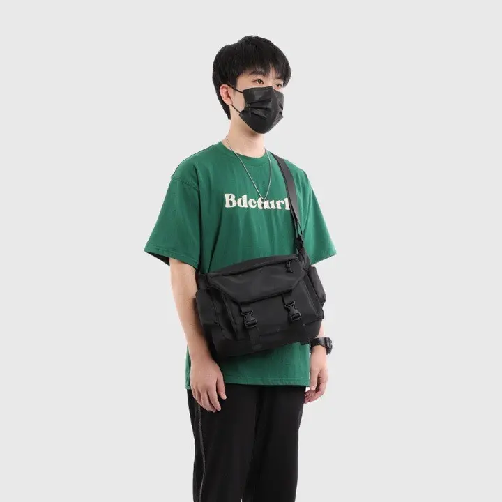 Túi đeo chéo nam nữ thời trang đi học Unisex vải Oxford chống thấm nước TC35 7