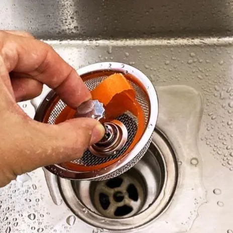 Lưới Inox Lọc Rác Bồn Rửa Chén - Lưới Lọc Cặn Thức Ăn, Rau Thừa Chống Tắc Nghẽn Không Gỉ - SLock 1