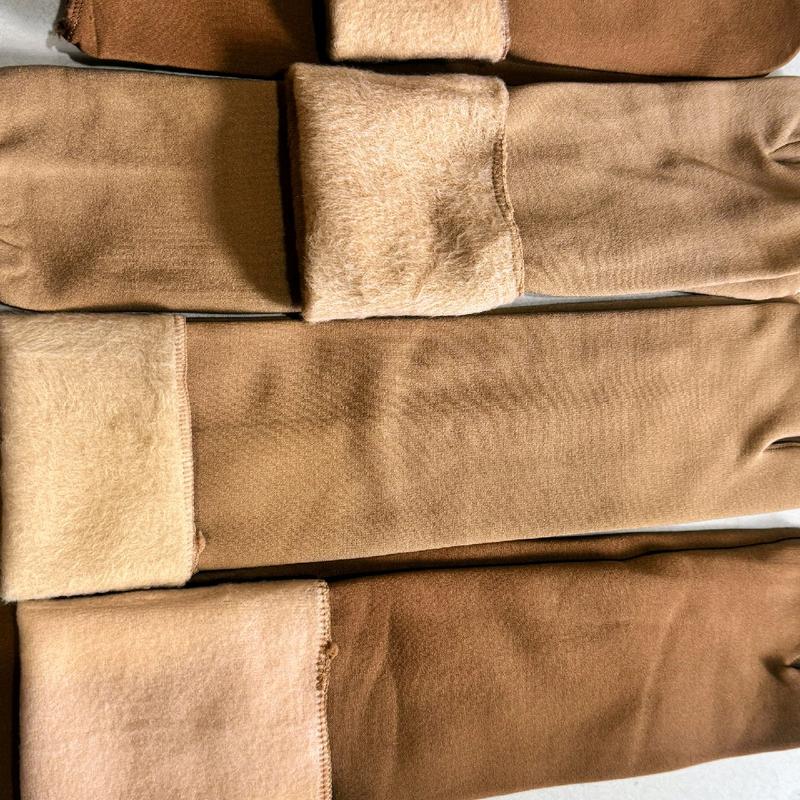 vớ - ống tay lông nhung lông cừu ủ kem siêu dày dặn cao va ngắn