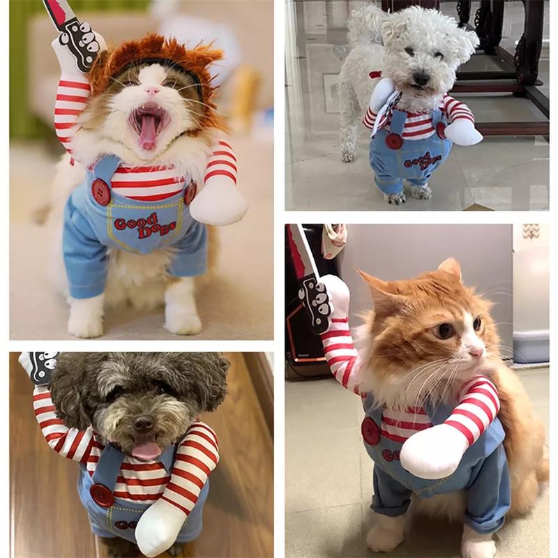 baju anjing dan baju kucing kostum hewan halloween model chucky 2