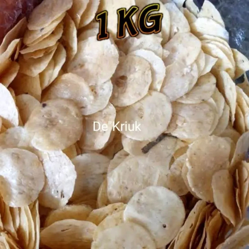 Opak Singkong Kecil Mentah Siap Goreng Gurih Enak