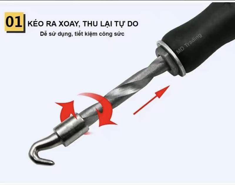 Product Introduction of Móc buộc thép tự động, tay buộc thép tay xoay, dụng cụ chuyên nghiệp buộc khung thép sàn, khung thép cột 1