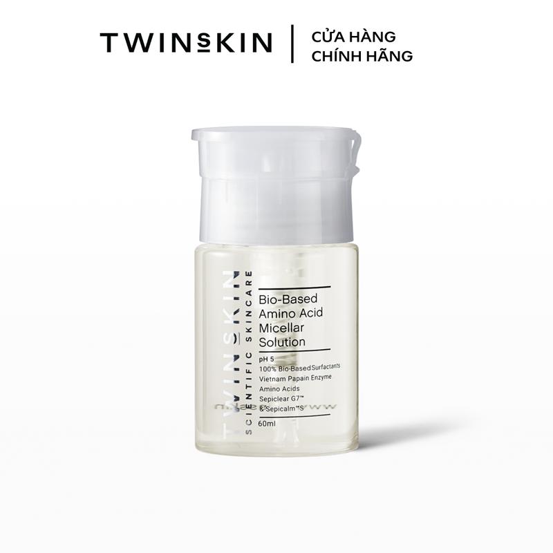 Nước tẩy trang Sạch khỏe sinh học TWINS SKIN Bio-Based Amino Acid Micellar Solution 60ml