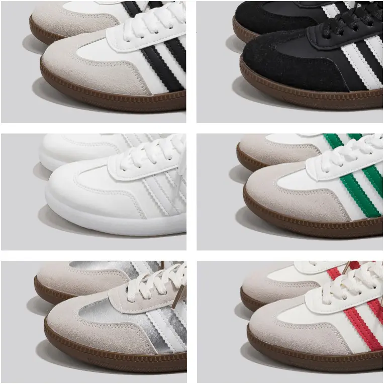 All-Matching Couple's German Training Shoes Ins Korean Style Flat Sneakers Men's and Women's Fashion Casual Sneaker Cortez Women's Wholesale