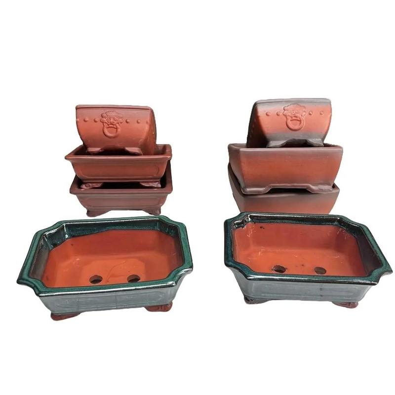 bộ trọn full kỳ thần Thanh lý 8 chậu mini trồng bonsa sen đá,cốc trồng cây dọc & tường tàu chậu sen đất nung chậu thủ công gốm sứ bình bonsai chau ang gạch bonsai ongtre chậu bonsai kẽm nhung rau tại nhà cảnh để bàn khuon chaucanhdep Nhựa Truyền