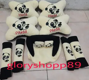 Bantal Jok Aksesories Mobil 9in1 Panda