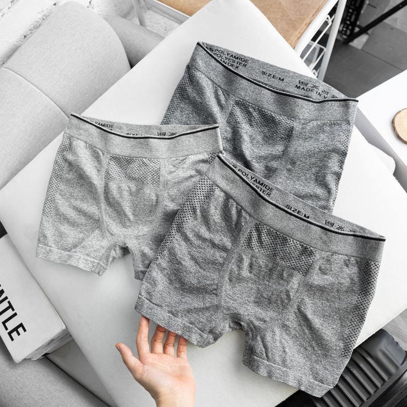  Quần Lót Nam COMBO 3 Quần Sịp Đùi Nam BOXER Dệt Kim Co Dãn Mềm Mịn Quần Boxer 