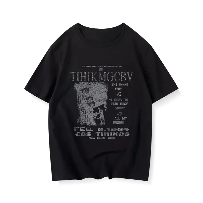 Áo thun nữ vintage đen thời trang nữ bigsize unisex tee 100%cotton Top Women 6
