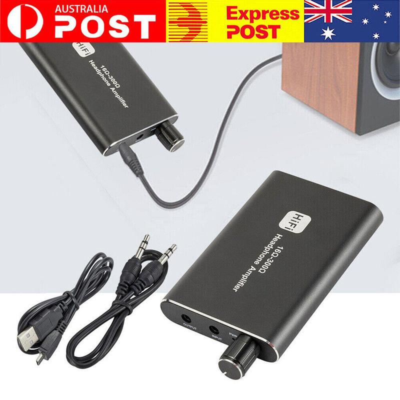 Product Introduction of Aux Input Earphone Amplifier High-Fidelity Compact 3.5mm Jack Headphone Amp Adjustable Portable Audio Amplifier for On-the-Go Audiophiles Music Smartphone 1