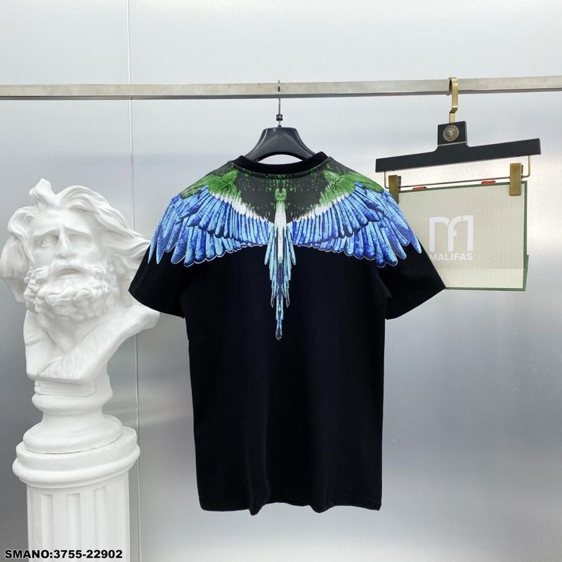  Áo phông Nam nữ cổ tròn họa tiết CÁNH CHIM ĐẠI BÀNG chất liệu cotton 