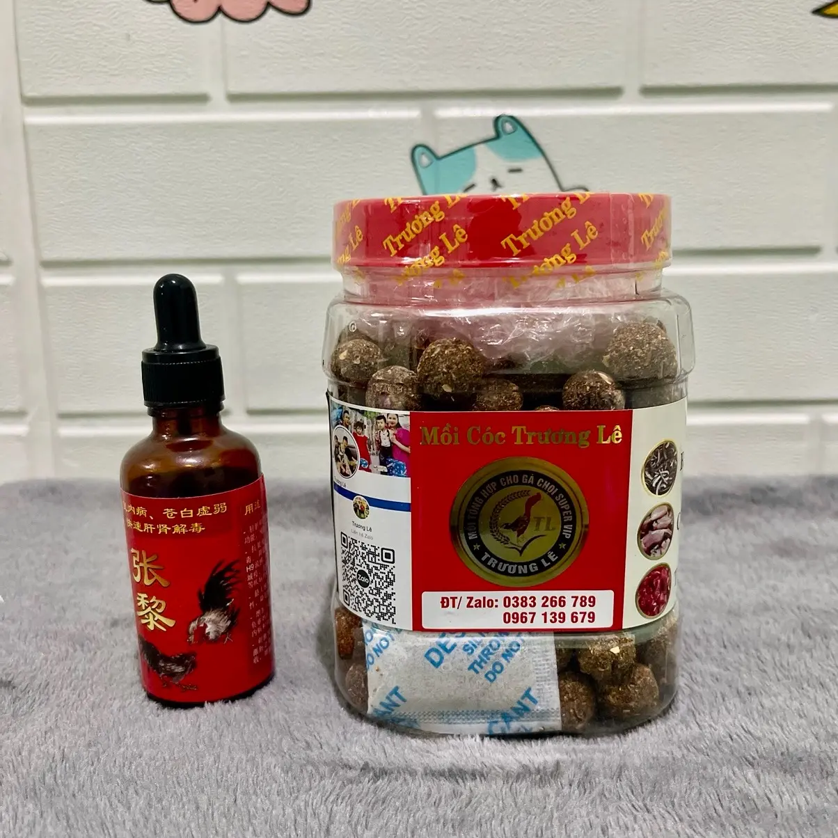 Combo Mồi cóc trương lê và ốm trong giúp gà chọi của bạn ăn uống tốt sung căng đỏ khoẻ