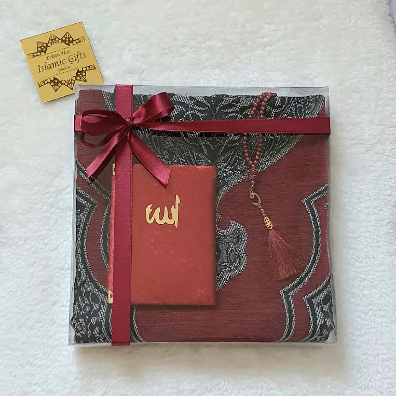 Surah Yaseen Dua book gift set Pearl Tasbih Birthday Eid Father's Day Anniversary Umrah Hajj Ramadan Kareem Grandad Quran box Wedding Nikaah Present adult prayermat 7