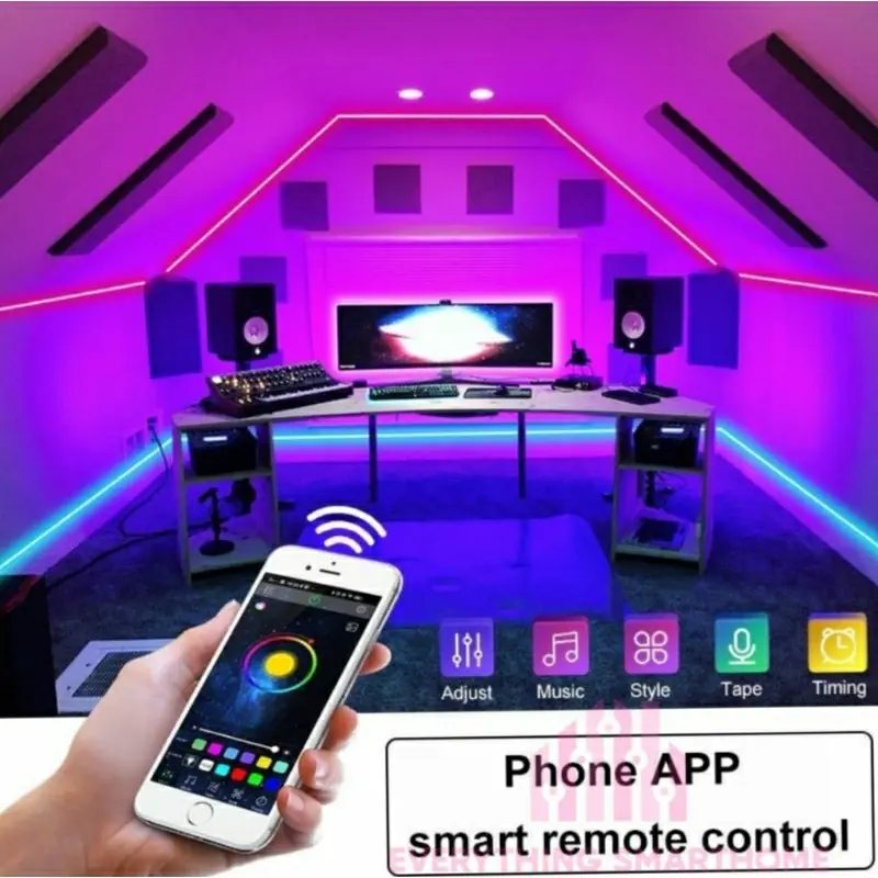 Đèn led full màu ARGB hình giọt lệ nhấp nháy theo nhạc chống nước ip65 dài 10m 100 bóng có app và remote điều khiển warm  white đoèn nhảy dây led viền hat