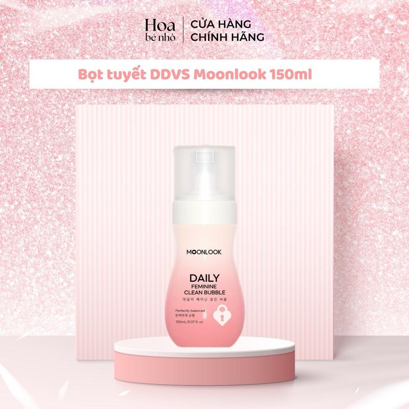 Bọt tuyết HỒNG ddvs Moonlook Hỗ trợ làm sạch 150ml cấp ẩm ddvs