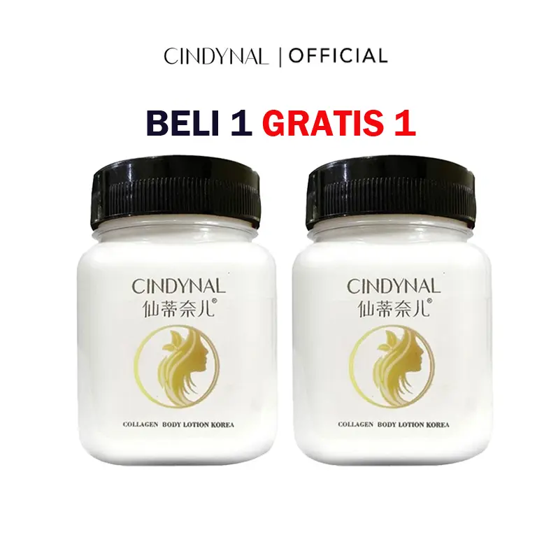 BUY 1 GET 1 !! CINDYNAL Bibit Collagen Hand Body Lotion Pemutih Badan 100% Original