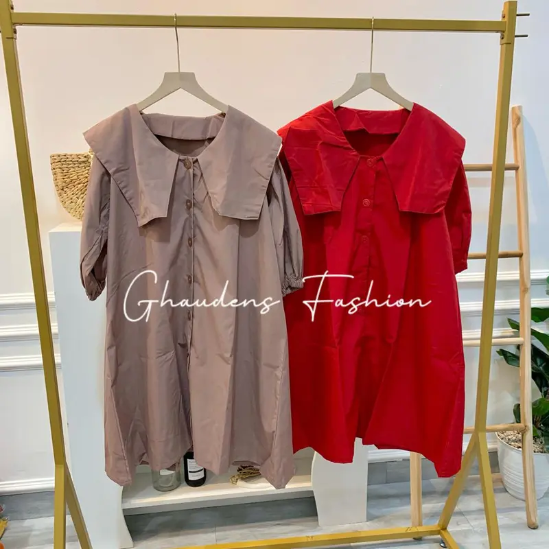 Dress Poplin Sailor Button 8331 AV - Ghaudens 4