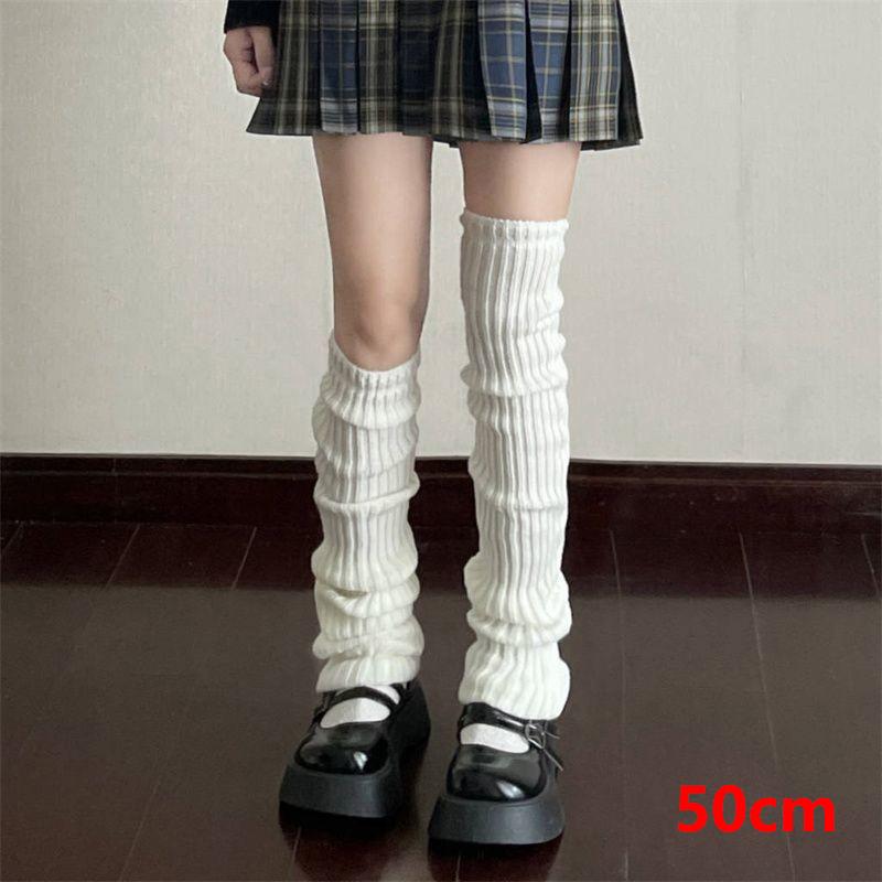 Tất Giữ Ấm Chân Cho Nữ, Phong Cách Y2K, Phong Cách Lolita Nhật Bản, Tất Dài, Dệt Kim Len, Che Chân, Giữ Ấm Cánh Tay, Thích Hợp Cho Mùa Thu Và Mùa Đông, Tất Len Đan, Mũ Bốt 4