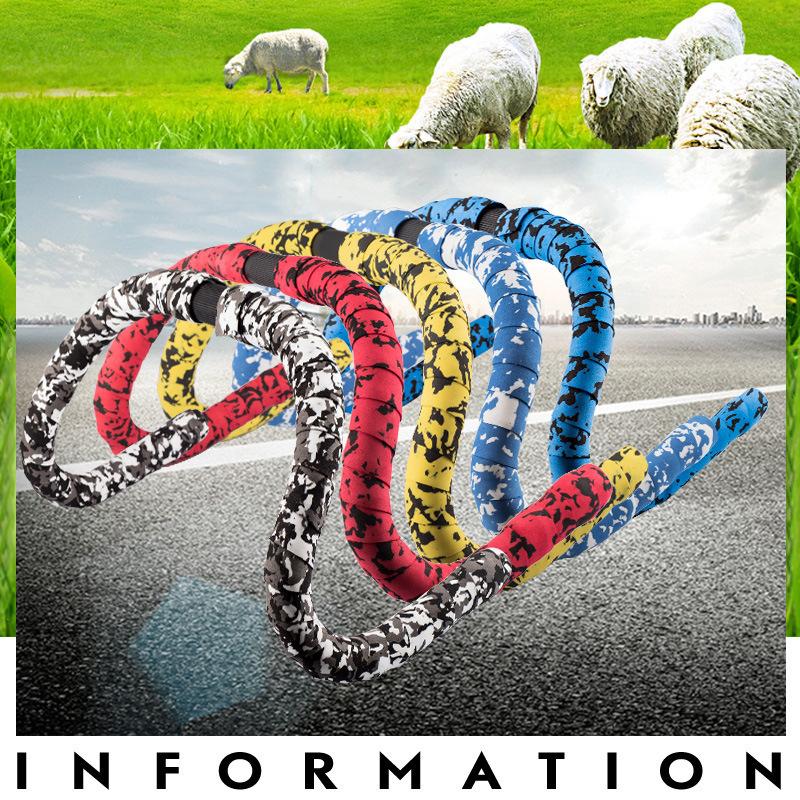 Product Introduction of Bicycle Handlebar Tape Eva Grips Sponge Bike Handle Grip Tape Cycling Anti-slip Handlebar Bar Tape Raod Bike Multi Camoflague 15
