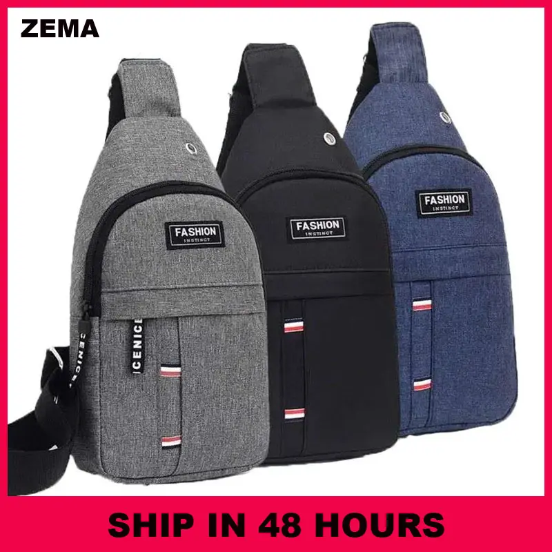 New Chest Bag New Men Simple Nylon Fashion Waterproof One Shoulder Crossbody Bag