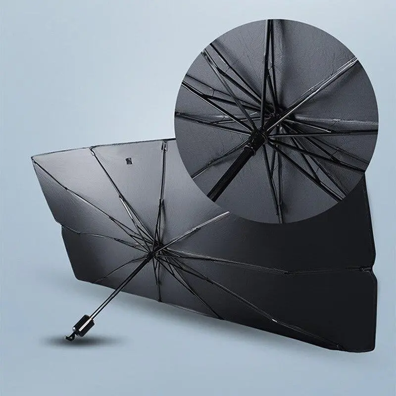 Portable UV Protection Car Parasol, 1 Count Foldable Car Windshield Sunshade, Durable Car Windscreen Sun Shade for Car Windshield 3