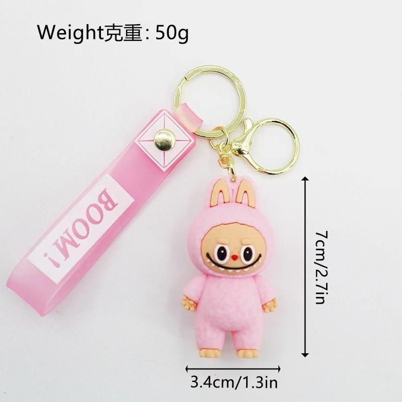 Product Introduction of Cute Labubu Doll Backpack Keychain Stuednt Bag Pendant Gift 19