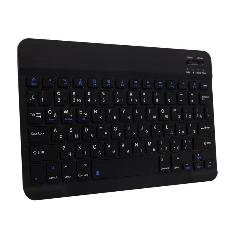 Ultra-Slim Bluetooth Keyboard Compatible with iPad 11 10.9  10.2 12.9 -inch/iPad Air/iPad 9.7-inch/iPad Pro/iPad Mini, iPhone and other Bluetooth Enabled Devices Including iOS, Android, Windows 1