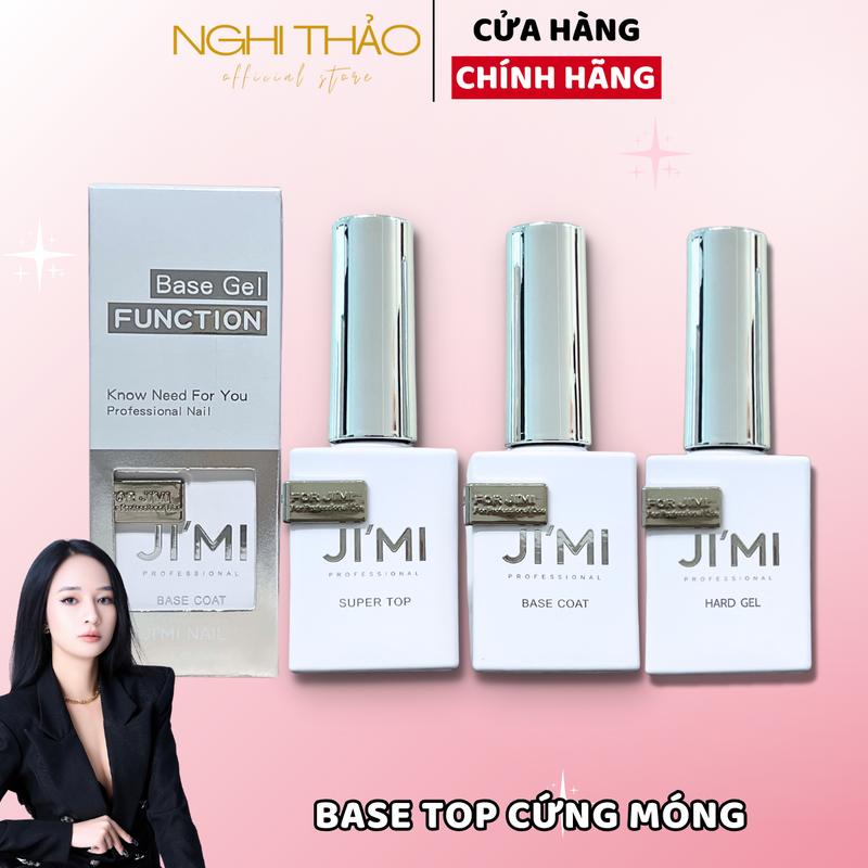 Base top JIMI 20ml dòng cao cấp của OUBOLI Sơn Gel liên kết móng và top bóng cường lực chống xước