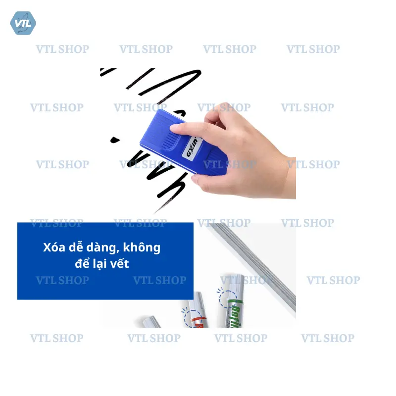 Bút lông viết bảng nhấn G206D - Bút lông viết bảng trắng xóa được dễ dàng - Bút viết bảng VTL Shop 7