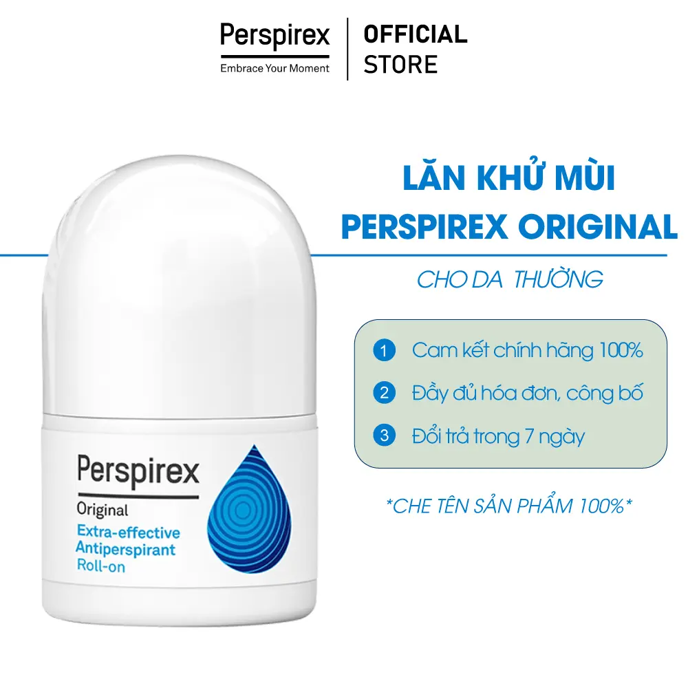 LĂN NÁCH KHỬ MÙI PERSPIREX ORIGINAL DÀNH CHO NGƯỜI CÓ MÙI VÀ MỒ HÔI VỪA PHẢI