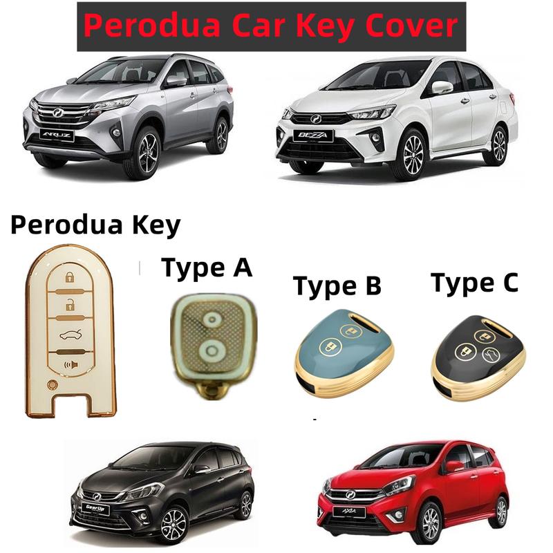 Perodua Key Cover Chrome Reflection TPU Car Key Remote Casin - TikTok ...