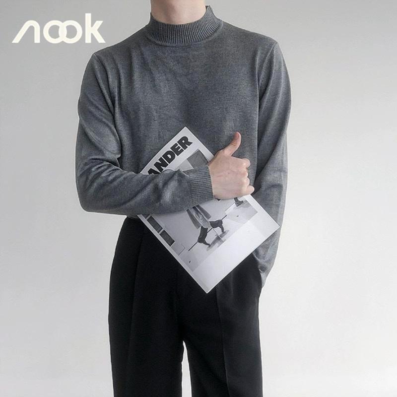 Áo len nam nữ cổ 3 phân cao cấp phong cách, áo len lông thỏ chất lượng - Menswear Lưng Cao AL09 áo  len tăm áo  len 2