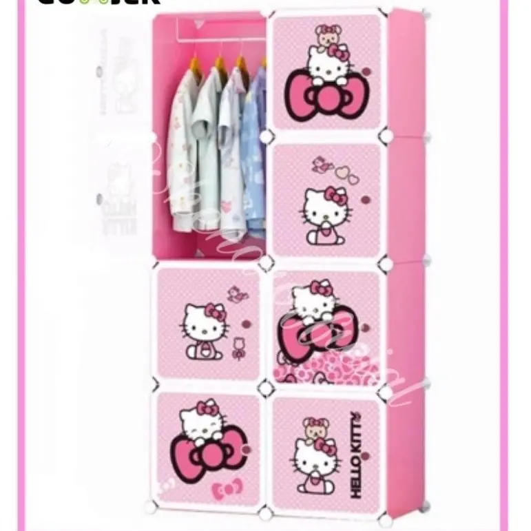 PROMO COD TERLARIS LEMARI PAKAIAN (2X4) / RAK SERBAGUNA / LEMARI SUSUN KAMAR TIDUR / LEMARI PLASTIK DENGAN TUTUP / LEMARI BAJU DAN SEPATU DAPA DI SESUAIKAN / LEMARI 8 PINTU 1