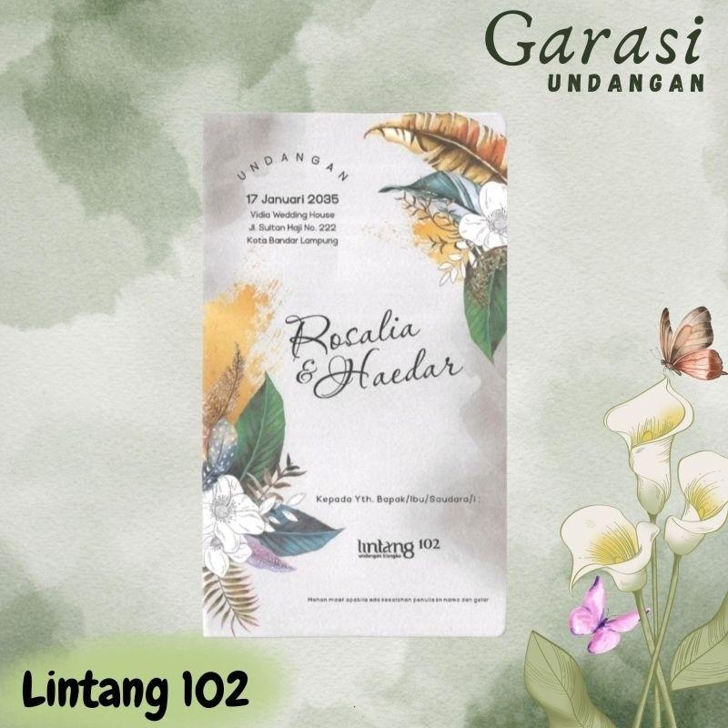 Undangan Pernikahan LINTANG 102 Elegan Modern Paket Lengkap 100 PCS Gratis Label & Plastik - JanjiKita | Default