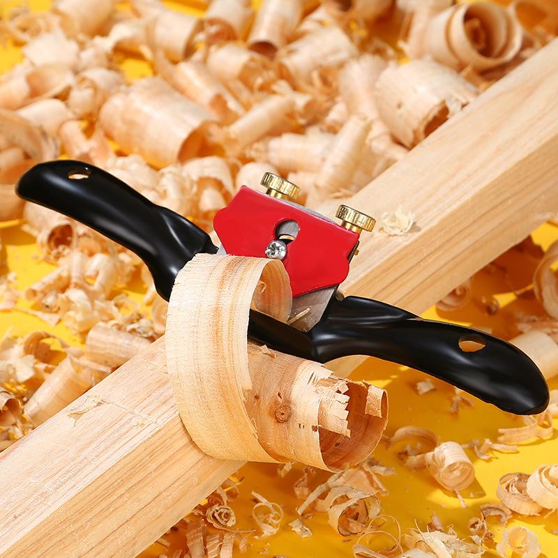 Bào Gỗ Đỏ Đen Lưỡi Thép Cầm Tay Mini 0