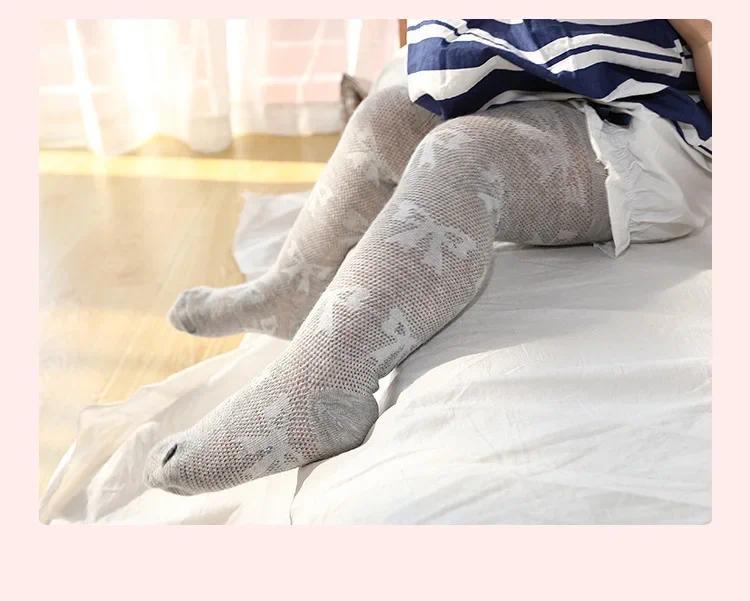 Product Introduction of New Baby Girl Spring Summer Pantyhose Knitted Cotton Children Tights Thin Breathable Infant Toddler Stockings Kids Accessories 29