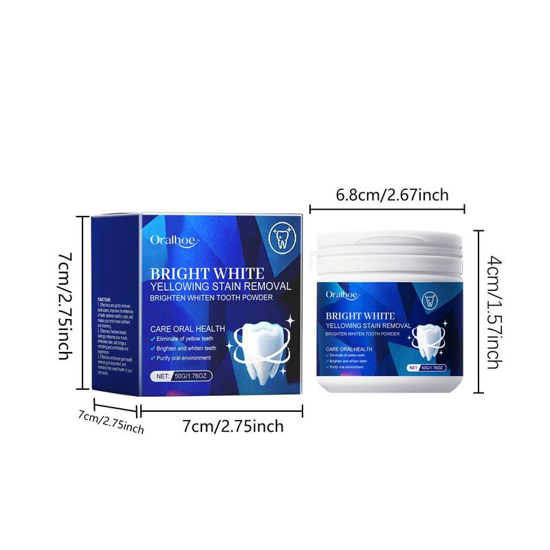 Mint Tooth Powder, Gentle Tooth Cleaning Powder, Oral Care Tooth Powder, Toothpaste for Fresh Breath, Dental Care Product for Women & Men 1