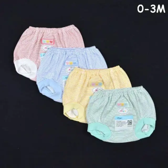 Celana Pop Bayi Kacamata Miyo Salur 0-6 Bulan / Perlengkapan Baru lahir/ Celana Kacamata Newborn 0