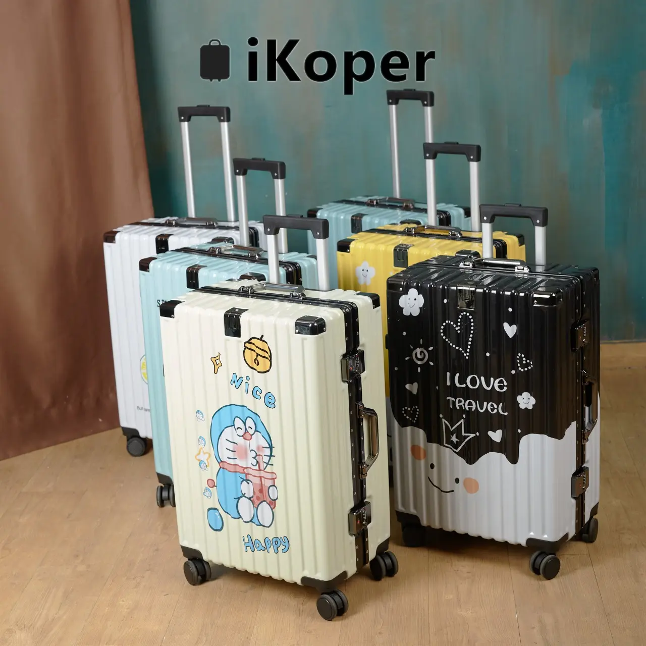[iKoper] Koper Bingkai Aluminium & Bagasi 24inch Kabin